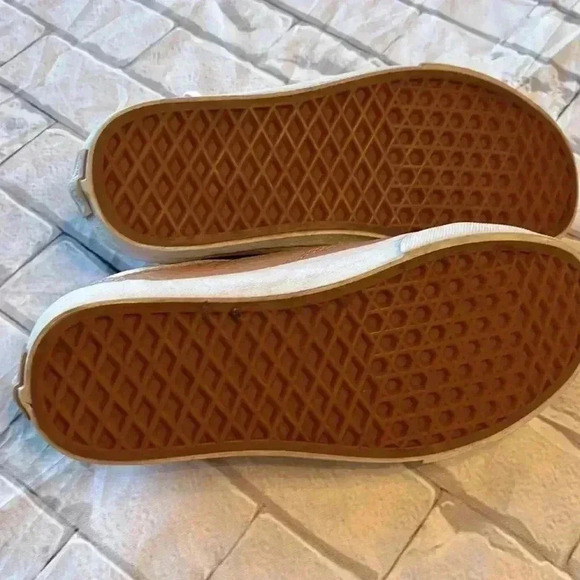 VANS leather pink blush size 7 - Picture 6 of 7